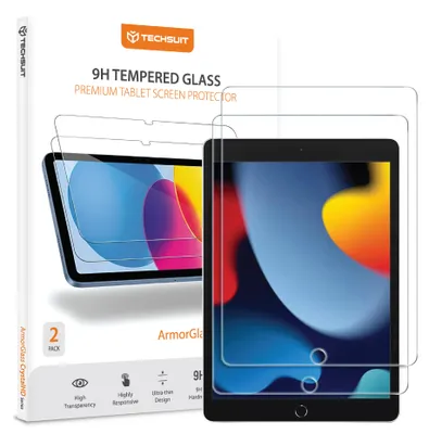 Obrázok produktu pre Techsuit – ArmorGlass CrystalHD (2 pack) ochranné sklo na tablet pre iPad 10.2 (2019 / 2020 / 2021) – číre