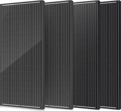 Produktbild von Solarpanel, monokristallines Silizium, netzunabhängige Kompatibilität, 100W x 4