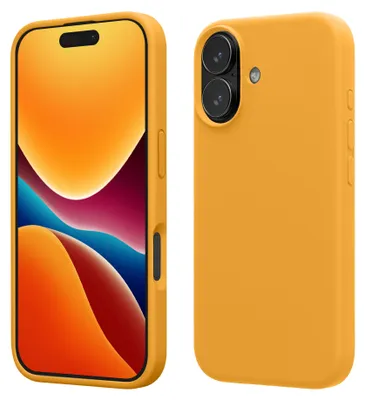 Produktbild von kwmobile Handyhülle für iPhone 17 Hülle, für iPhone 17 Case - Hülle Silikon - kabelloses Laden - Mango