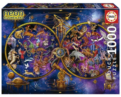 Produktbild von Educa - Puzzle 1000 Teile für Erwachsene | Sternenbilder, 1000 Teile Puzzle für
