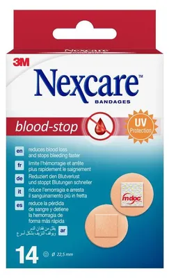 Produktbild von 3M N1714NS, 2,25 x 2,25 cm, Rund, Hellbraun, 14 Stück(e)