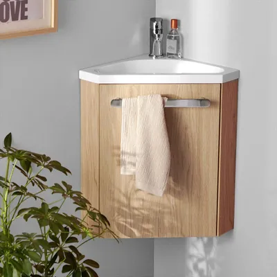 Produktbild von SKINO Eckwaschtischunterschrank