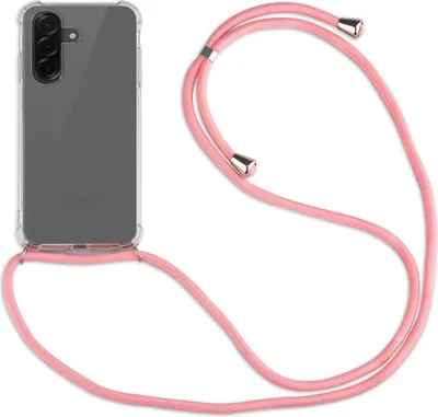 Produktbild von Handykette für Samsung Galaxy A36 Handyhülle mit Band Case Hülle mit Kordel Hand in Rosa
