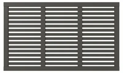 Produktbild von Plus Zaun Harmoni 180 x 107 cm umbragrau fungizidbehandelt