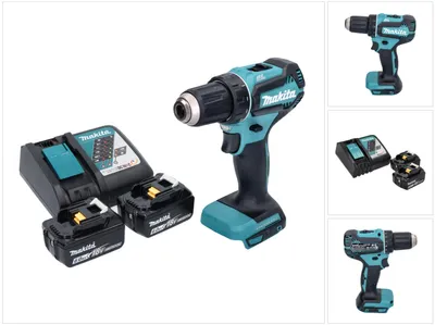 Produktbild von Makita DDF 485 RG Akku Bohrschrauber 18 V 50 Nm Brushless + 2x Akku 6,0 Ah + Ladegerät