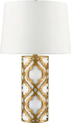 Obrázek produktu pro Stolní lampa E27 69 cm Bílá látka Kov Moderní stolní lampa