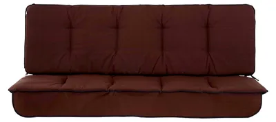 Produktbild von Auflage für Hollywoodschaukel 150 cm Latina, 2-teilig, Sitzpolster mit Rückenlehne, gesteppt, Volant vorne