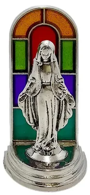 Imagen del producto de Figurita de vitral, Virgen Inmaculada, 6,5 cm