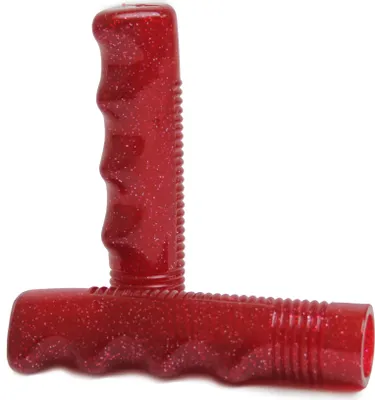 Produktbild von Glittergriff rot Gummi wie 60-70er Jahre