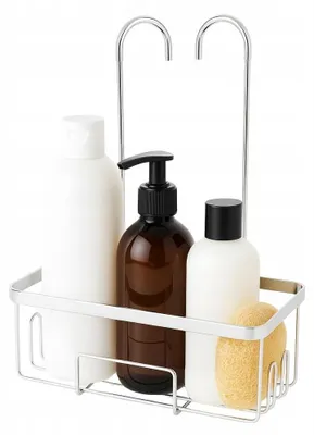 Produktbild von SEPIO Duschablage Silber, Badezimmer Organizer , Duschablage zum Hängen, Duschregal Organizer, Shower Shelf 30,5x25x12,8 cm
