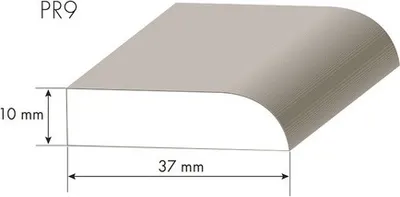 Obrázek produktu pro Podlahová lišta PR9 10 x 37 x 2500 mm smrk