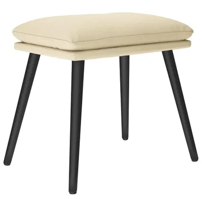 Obrázok produktu pre vidaXL Podnožka na nohy Cream 45x29,5x35 cm Látka