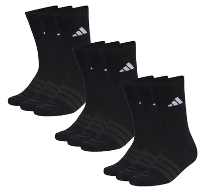 Produktbild von 9 Paar adidas Cushioned Sportswear Crew, Sportsocken, schwarz, KE5499, 40-42
