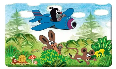 Produktbild von Trötsch Der kleine Maulwurf Frühstücksbrettchen Flugzeug
