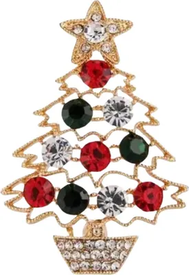 Produktbild von Weihnachtsbaum Weihnachtsbaum Brosche B