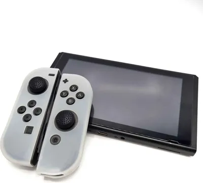 Produktbild von Hüllen & Skins für Nintendo Switch 1 – Performance-Gaming-Hülle – Soft Grip-Abdeckungen – Rutschfestes Joy-Con-Controller-Zubehör – Transparent