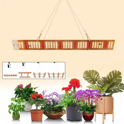 Produktbild von 40W 156LEDs plnospektrální LED lampa pro rostliny, 3500lm ultra-jasná panelová růstová lampa pro pokojové rostliny, světelný pásek rostlinného světla pro sazenice rostlin