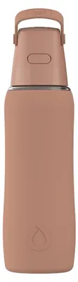Zdjęcie produktu dla Szklana Butelka Filtrująca Dafi GLASS SiliconeFit 0,6 Mocha Mousse z Filtrem