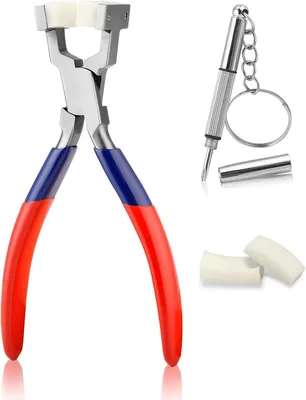 Imagen del producto de Pinzas para reparar gafas, de acero inoxidable, 160 mm, para reparación de gafas