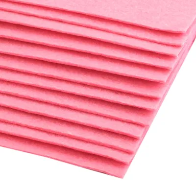 1 Bastelfilz Bogen DIN A4, ca. 2mm, 300g/m² feste Qualität rosa