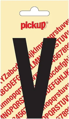 Imagen del producto de Letra "V" autoadhesiva, 90 mm, color , para etiquetado