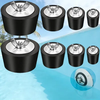 Gummi-Poolstopfen 8er-Set, 25/32/38/51 mm, Winterfest