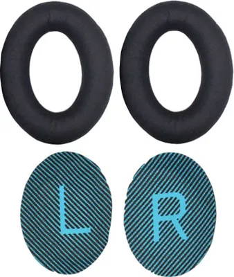 Produktbild von Kopfhörer-Ohrenschützer, Schaumstoff-Ohrenschützer, passend für Dr. QC25, QC15, QC35, blau
