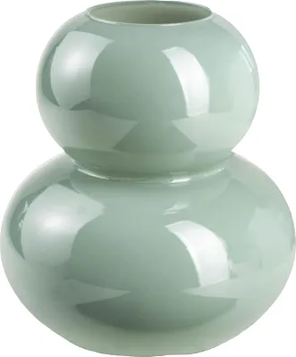 Produktbild von SANDRA RICH "Posh Ring" Glasvase 19cm GRÜN