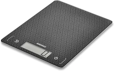 Produktbild von Digitale Küchenwaage bis 10 kg, Mosaik Design, Glasoberfläche, LCD Display, Tara Funktion, Touch Sensoren, Ultraflache Haushaltswaage
