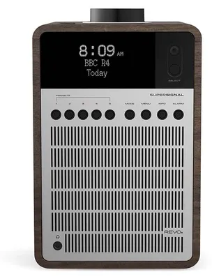 Produktbild von REVO SuperSignal DAB+ / FM / Bluetooth Kombi-Radio Walnuss-Silber
