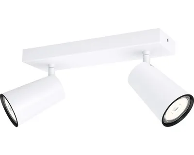 Obrázok produktu pre Philips myLiving 5057231PN, Bodové osvetlenie, GU10, 2 žiaroviek, LED, 220-240 V, Biela