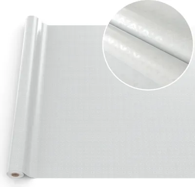 Produktbild von Tischdecke Wachstuch MIMOSA Einfarbig Weiß Robust Wasserabweisend Breite 140 cm Länge 2000 cm