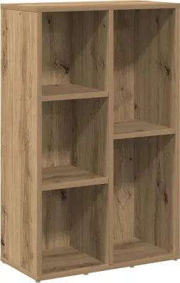 Immagine prodotto di vidaXL Libreria Artisan in rovere 50x25x80 cm materiale a base di legno