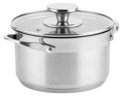 Produktbild von Edelstahltopf mit Deckel Gas-Induktion TOPFANN 1.9l
