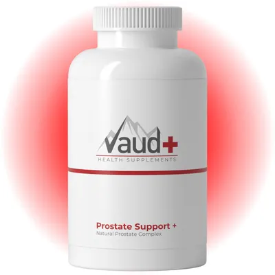 Produktbild von Vaud Prostate Support - Prostata Supplement für Männer - Mit Saw Palmetto Extrakt, Kürbiskern & Pflanzensterolen - Zink unterstützt normales
