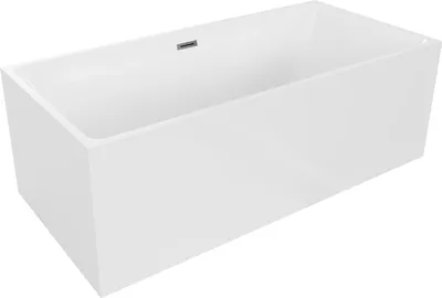 Image de Mexen Nita baignoire autoportante 170 x 80 cm, blanc, trop-plein gun metal - 52091708000-95