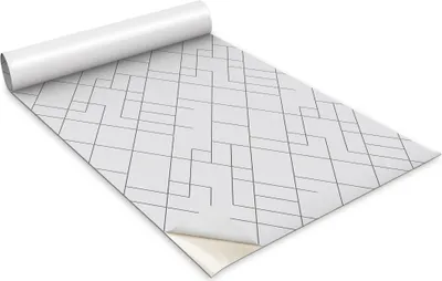 Produktbild von Selbstklebende Möbelfolie - Dekorationsfolie - Tischmöbel - Zuschneidbar - Minimalistische Quadrate - 100 x 50 cm