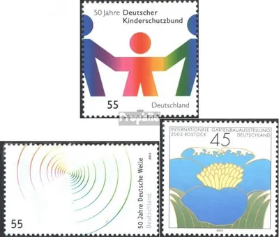 Produktbild von Briefmarken BRD (BR.Deutschland) 2003 Mi 2333,2334,2335 (kompl.Ausg.) gestempelt Kinderschutzbund