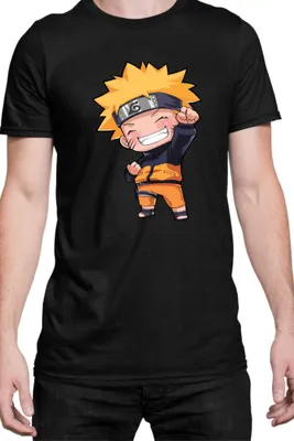 Produktbild von Herren T-Shirt Naruto Naruto Chibi, Man 2XL / Schwarz