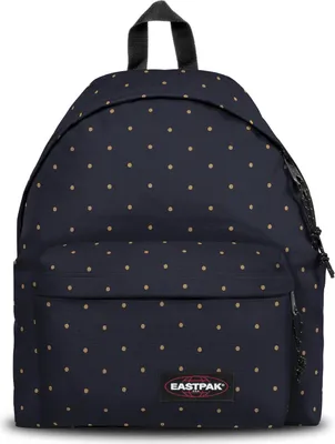 Produktbild von EASTPAK Schulrucksack Rucksack mit Laptopfach Padded Pak'r 24L Dots Marine Gold dunkelblau