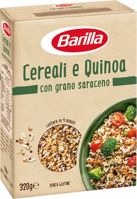 Produktbild von 12x Pasta Barilla - Mix Cereali E Quinoa - 320g - Italienische Nudeln mit Müsli