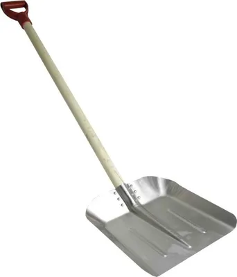 Produktbild von Grosse Aluminiumschaufel Mit Holzgriff - An 93925