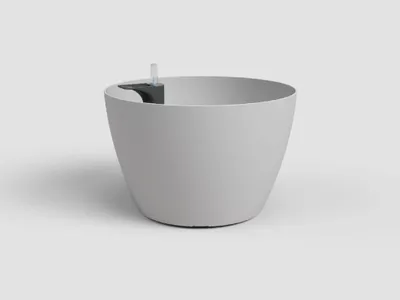 Obrázek produktu pro Artevasi Květináč SAN REMO, samozavlažovací, 36 cm, plast, světle šedá