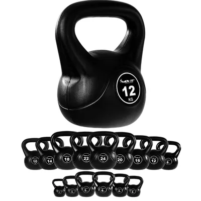 Produktbild von MOVIT® Kettlebell Kugelhantel 12 kg Rundgewicht Kugelgewicht