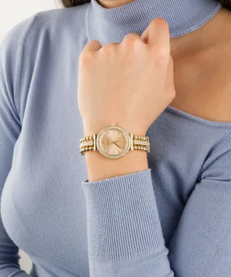 Obrázek produktu pro Dámské hodinky Guess GW0401L2 CYRKONIE zlaté