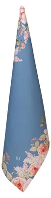 Produktbild von Clayre & Eef Geschirrtuch 50x70 cm Blau Baumwolle Blumen