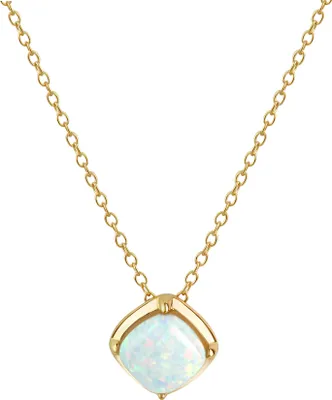 Produktbild von V Kette 925/- Sterling Silber 42+3cm gelb Opal 358250423V