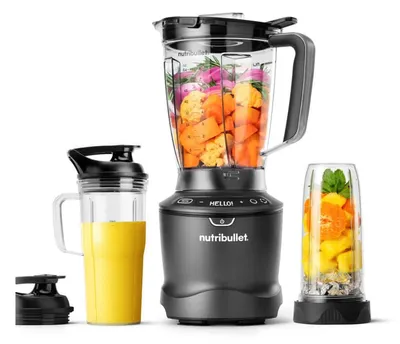 Produktbild von NutriBullet NBF550DG, Tischplatten-Mixer, 1,89 l, Eis-Crusher, 1 m, 1500 W, Schwarz