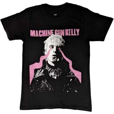 Produktbild von Machine Gun Kelly Laser Eye (Back Print) Black L T-Shirt