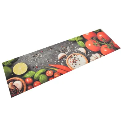 Immagine prodotto di vidaXL Tappeto da cucina lavabile vegetale 45x150 cm velluto